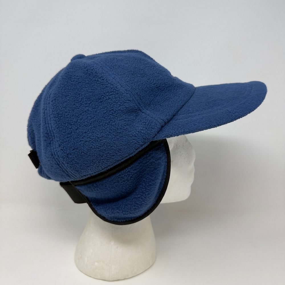 Mont•bell Blue Fleece Winter Hat with Ear Flaps Men's XL 60-61.5cm Style 1108424 - Picture 3 of 13